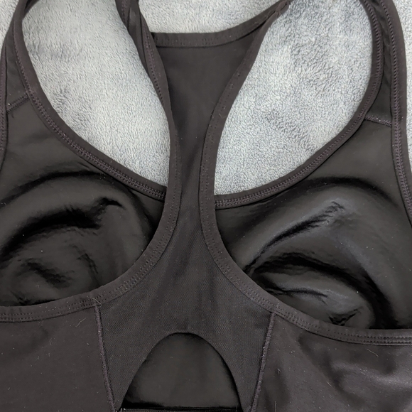 Avia Black Racerback Sports Bra - Picture 6 of 6